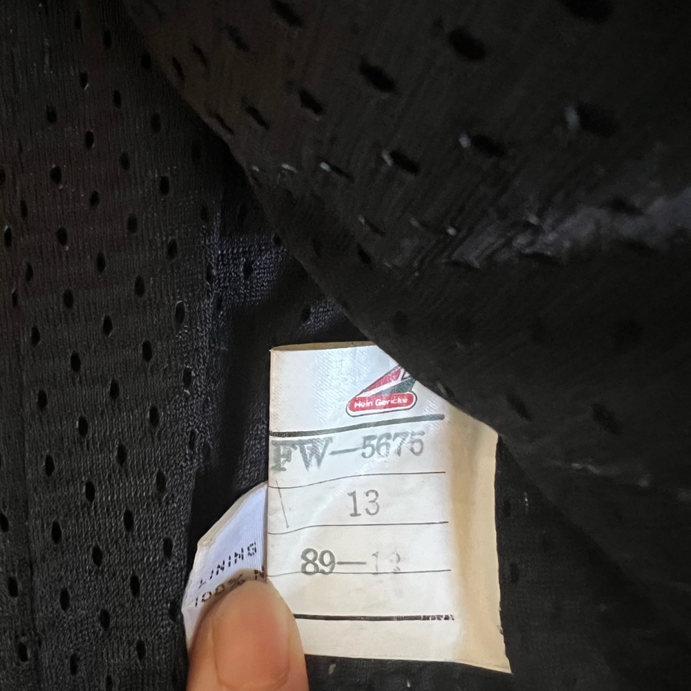 Men's Black Leather Motorcycle Jacket - Picture 14 of 16
